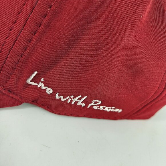 Tony Anthony Robbins Hat Cap Black Clover Red Live Lucky Blessed Signed Embroid - Picture 10 of 12